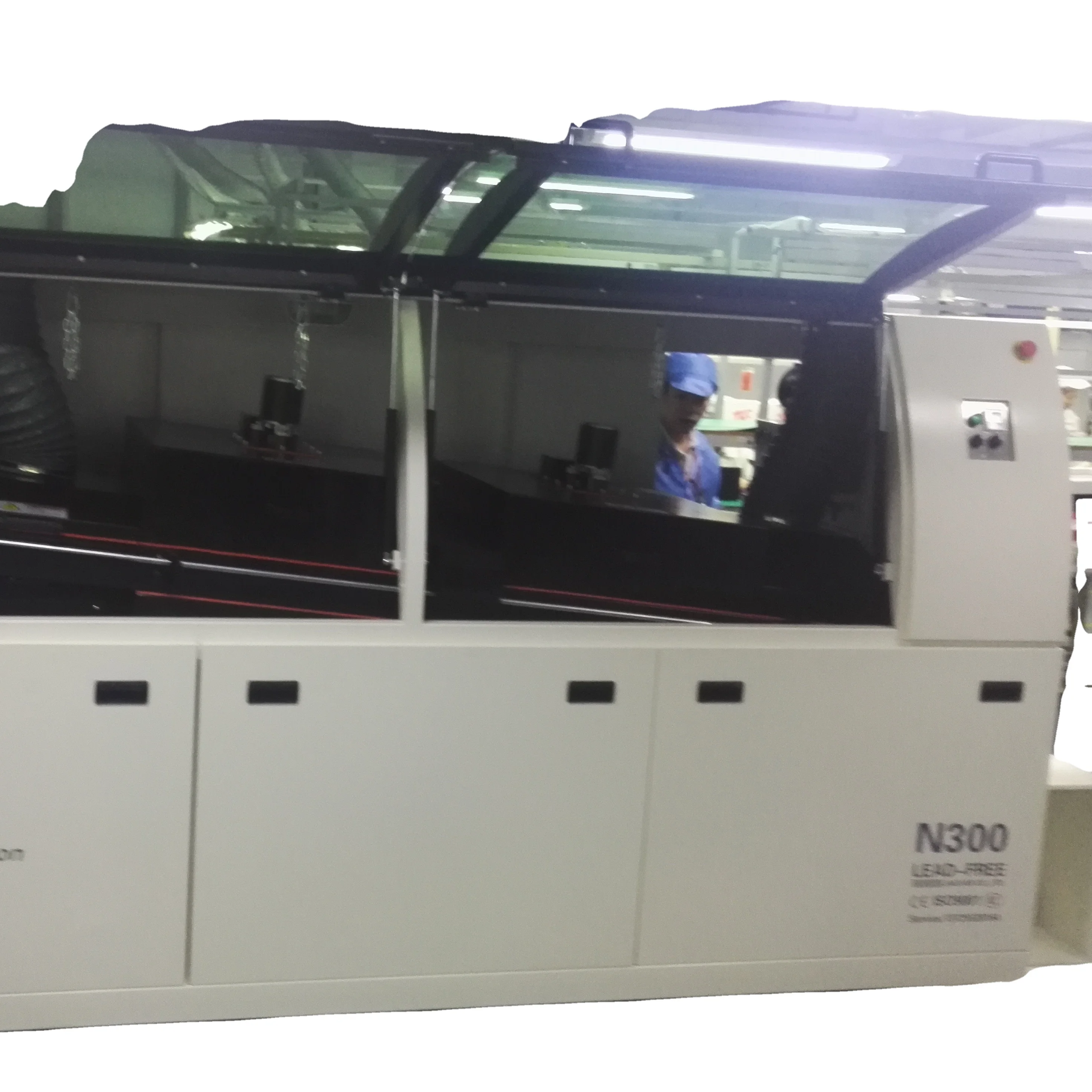 Припой для горячего воздуха N300 с 3 зонами предварительного нагрева не содержит свинца и компонент основного двигателя новый индустрии SMT