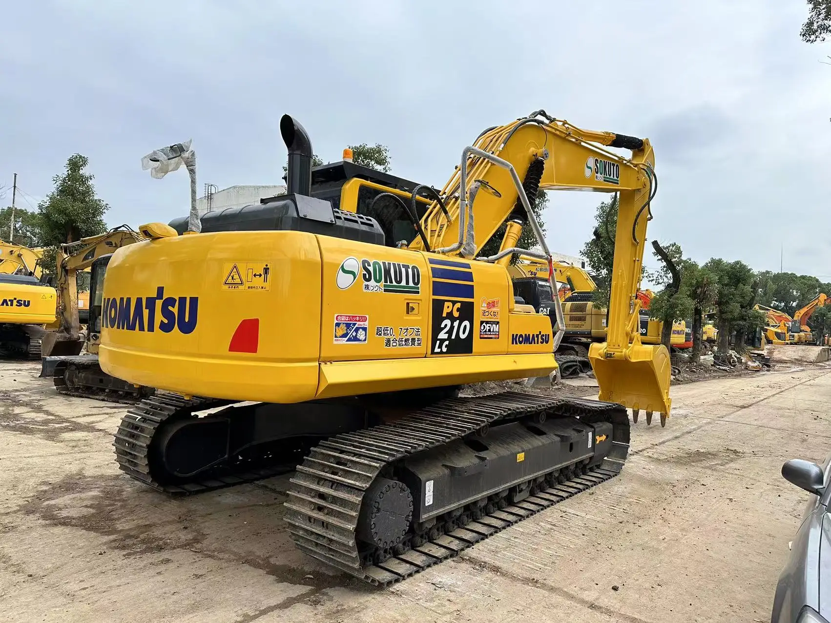 Экскаватор Komatsu PC210 21ton оригинальный японский pc210-8MO PC200 в хорошем состоянии по низкой цене низкая цена топлива