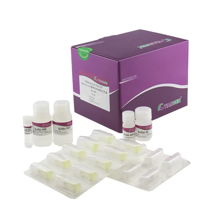 High quality plant total RNA isolation extraction kit Spin column based nucleic acid purification reagent