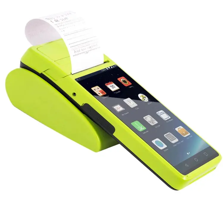 Pos Machine Handheld Devices Billing Machine Small Business Point Of Sale Ticket Printer Android Terminal System Cash Register