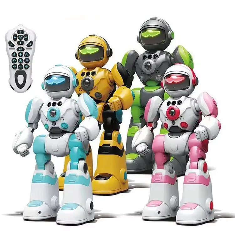 AI Robot Intelligence Educational Toy Kids Gesture Sensing Programming Rc Robot with Lights&Music