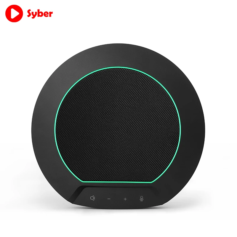 USB-интерфейс настольный микрофон для конференций, проводной микрофон, настольный черный HD динамик для конференций