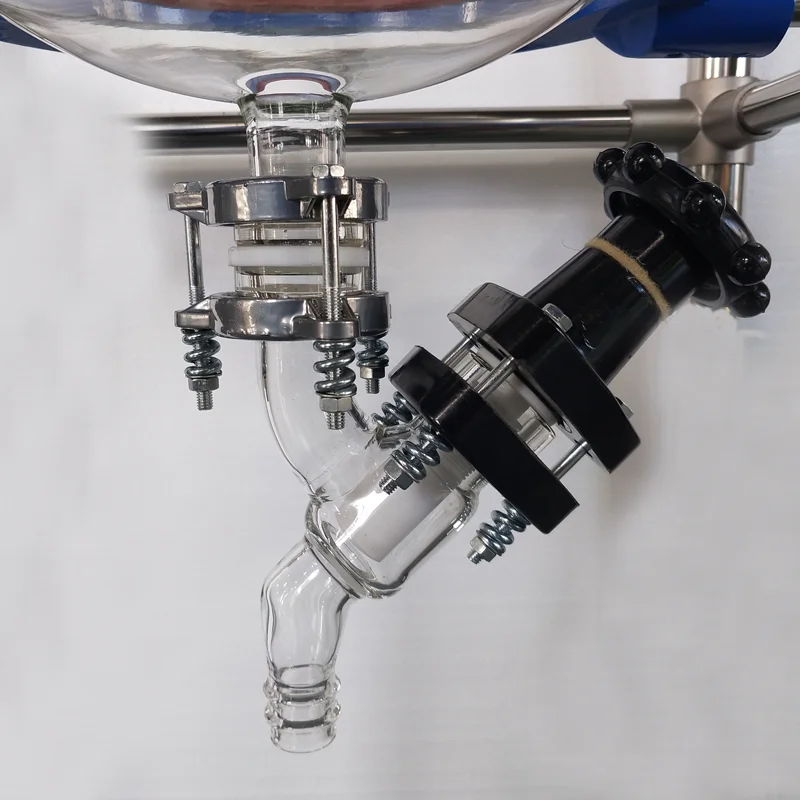 10l 20l 50l 100l glass lab vacuum nutsche filter with vacuum pump