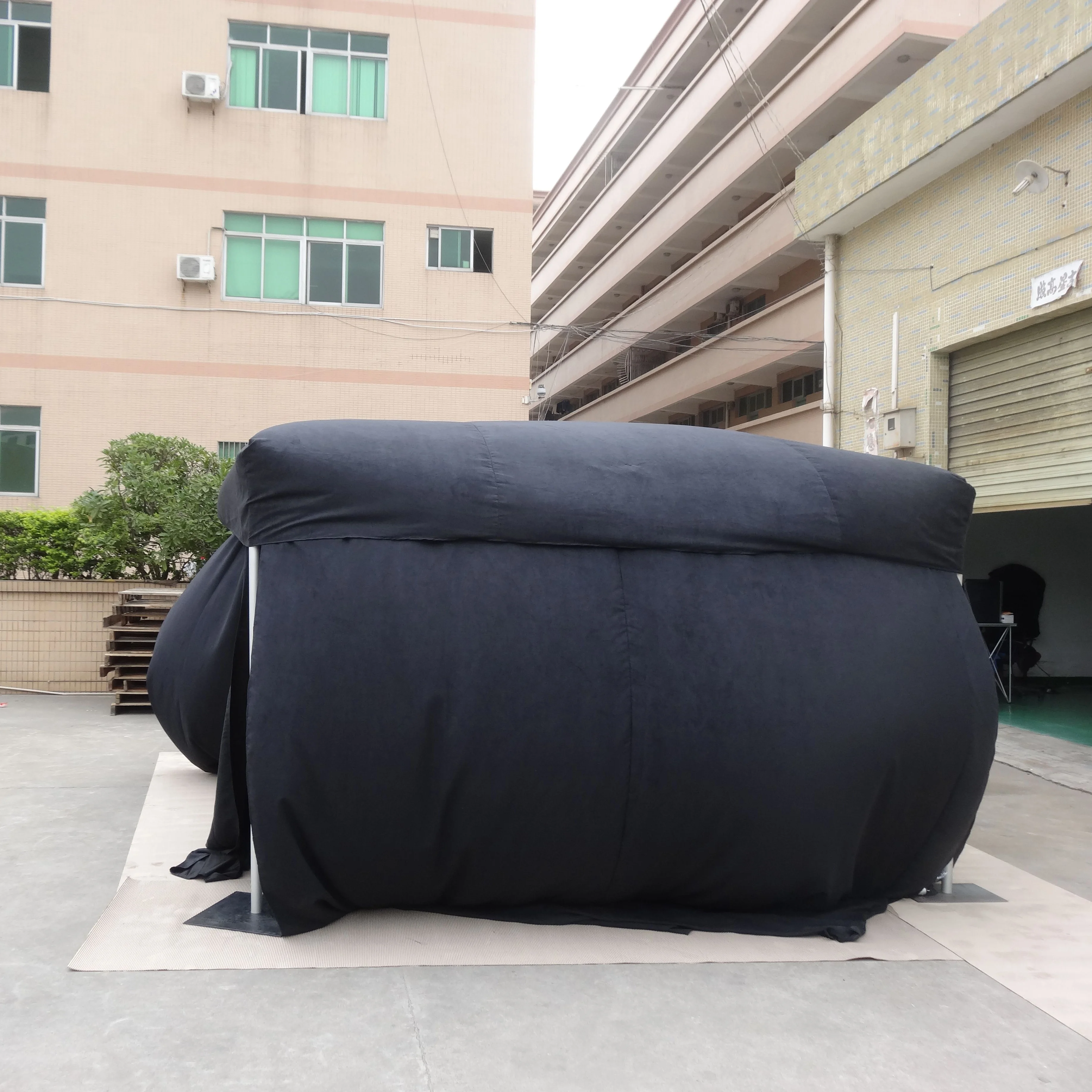 Aluminum tension display fabric backdrop adjustable pipe and drape photo booth