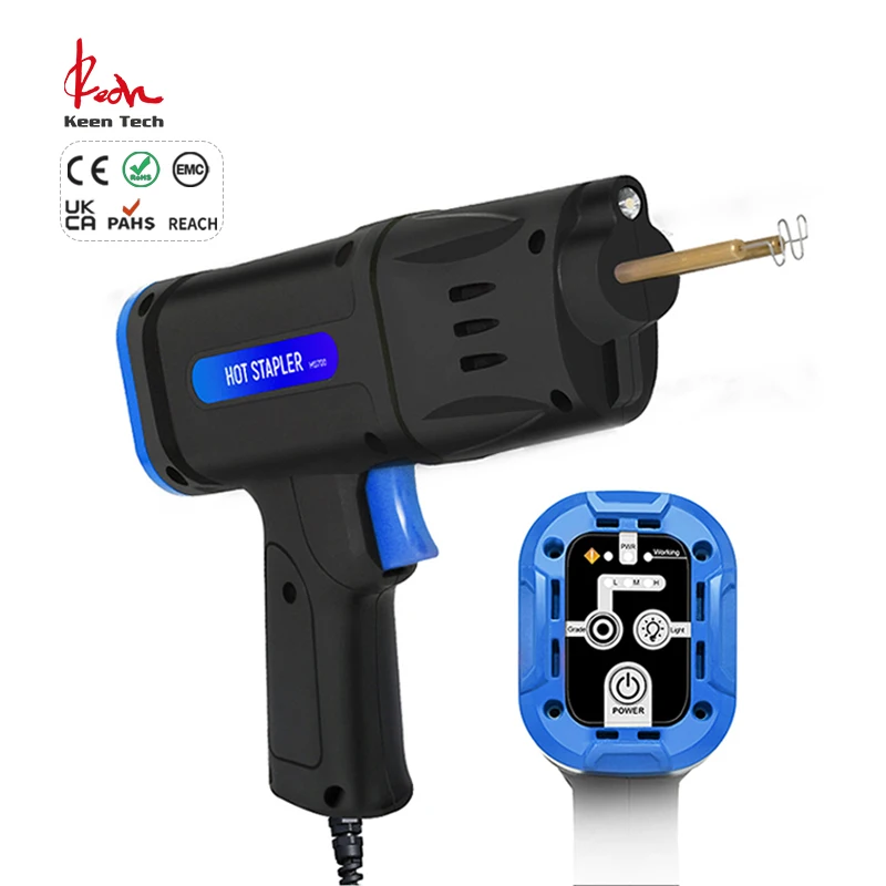 Hot Stapler,Plastic Welding Machine / hot staples stapler welder pistol electric stapling kit 75W