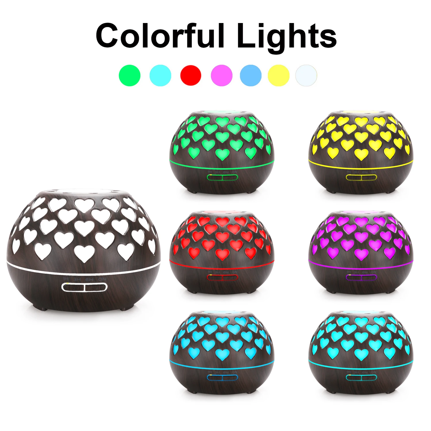 2022 Wholesale New  Led Desktop Home Electronic Aroma Diffuser Lamp For Kids