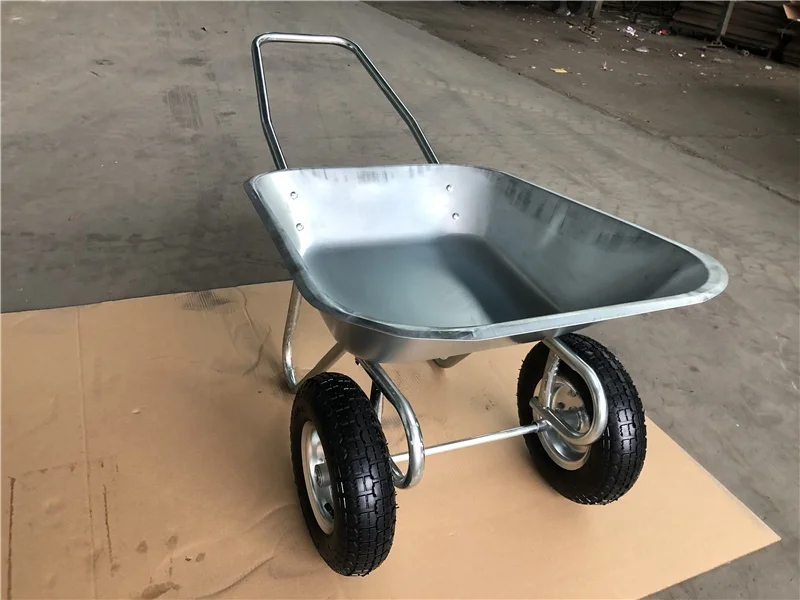 Galvanized two wheel wheelbarrow WB6211
