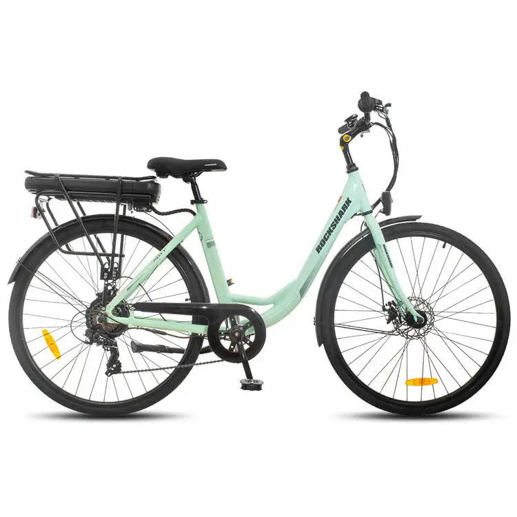 JOYKIE 350w 36v 14ah Aluminum Alloy battery ebike hub drive motor step through electric city bike for ladies