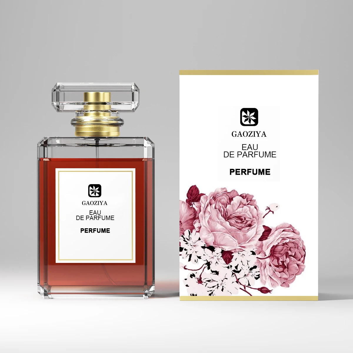 Wholesale Custom 50ml 100ml Plastic Aluminium Glass Spray Black Empty Perfume Bottle