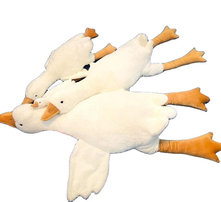 Factory directly sale goose duck plush doll sleeping doll goose sleeping pillow plush toy