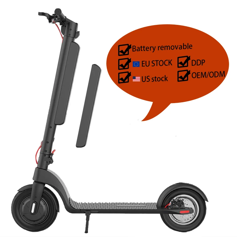 
EU US stock Original Battery removable 10inch 700w dual Motor 45KM off road Range scooters and electric scooters 