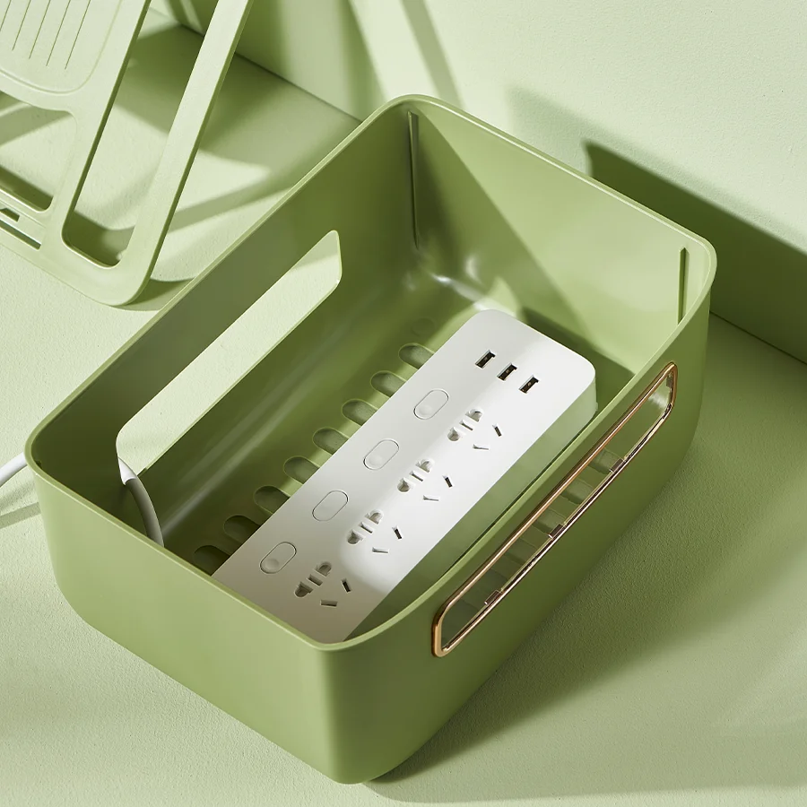 Xingyou Multi-layer Desktop Storage Box Plastic Cable WIFI Wireless Route Storager For Living room office
