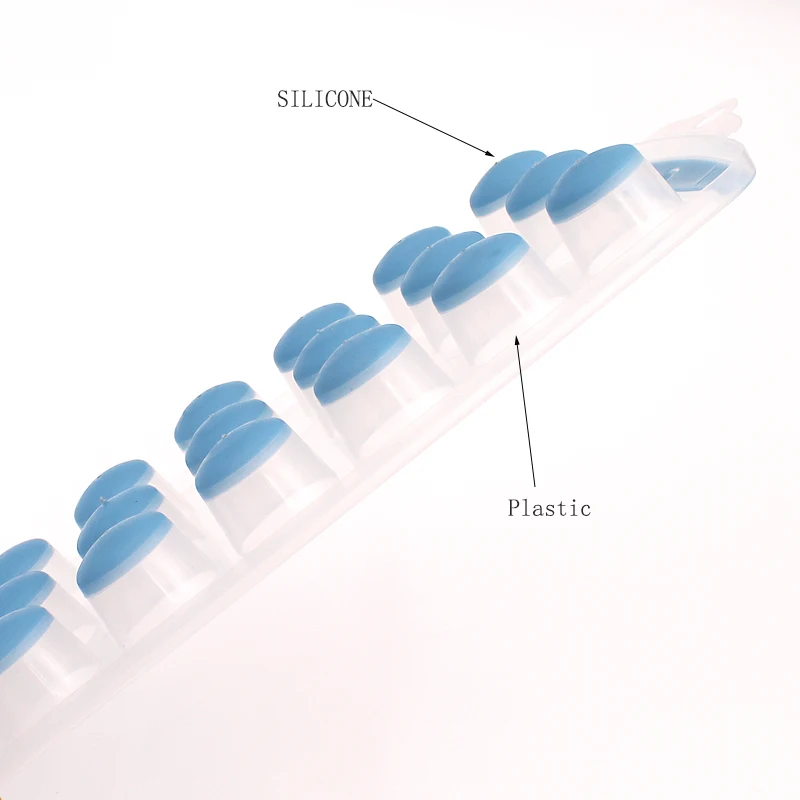 Hot 21cube Ice Cube Tray Easy Pop Maker Ice Cube Plastic Silicone Mould