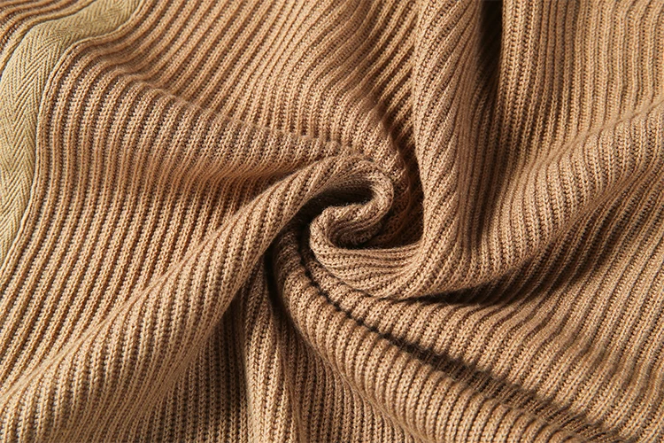 2022 New Design China Manufacturer Knitted Hooded Cardigans Sweater Oversize Loose Gradient Sweaters For Women