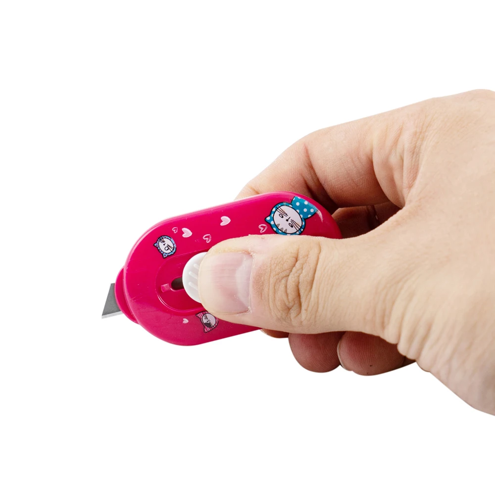 School Student Portable Retractable Paper Cutter DIY Mini Gift Craft Knife