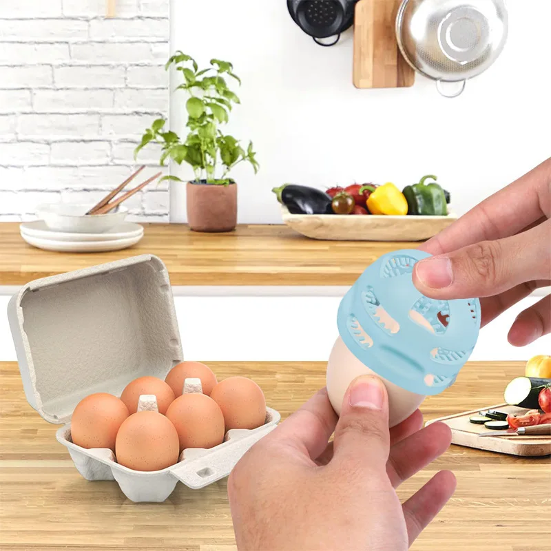 New Arrival Manual Silicone Egg Cleaning Brush Scrubber Rotary Cleaner Washer Fresh Reusable Multifunctional Tools For Kitchen