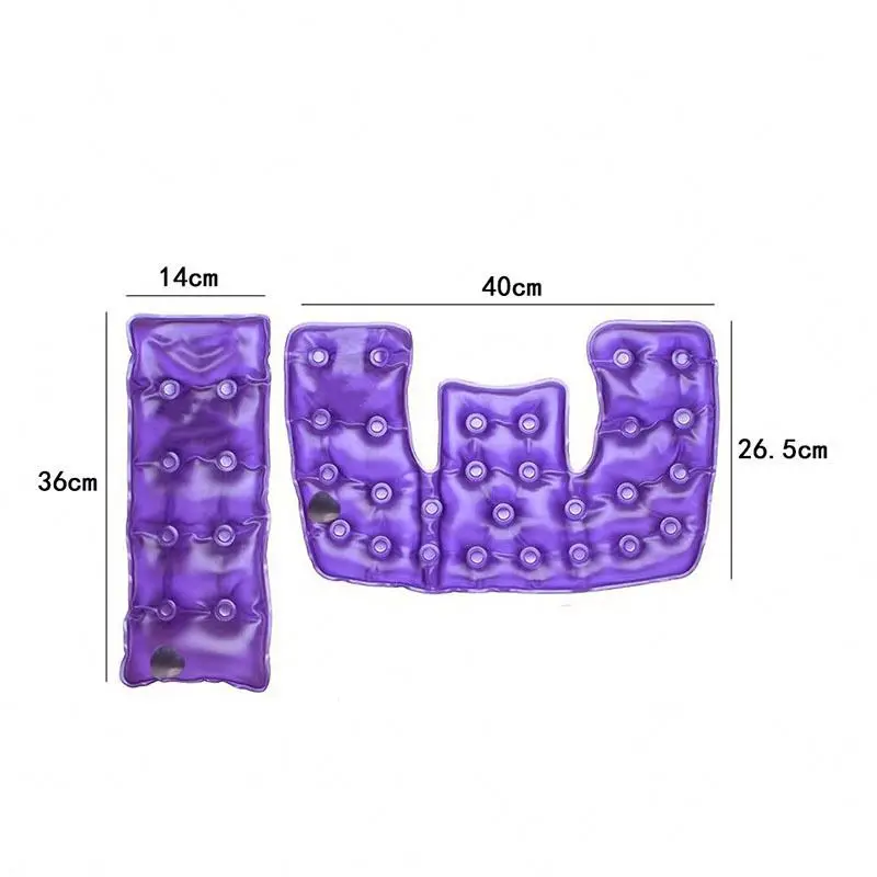 E shape body comfort click reusable heating pad for neck and shoulder