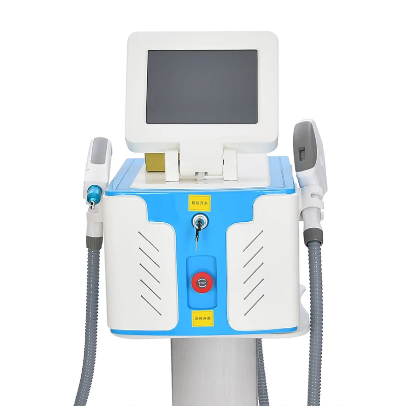 Professional ND YAG Laser Depilation Skin Tightening Acne Scars And Tattoo Remover OPT IPL Hair Removal Machine