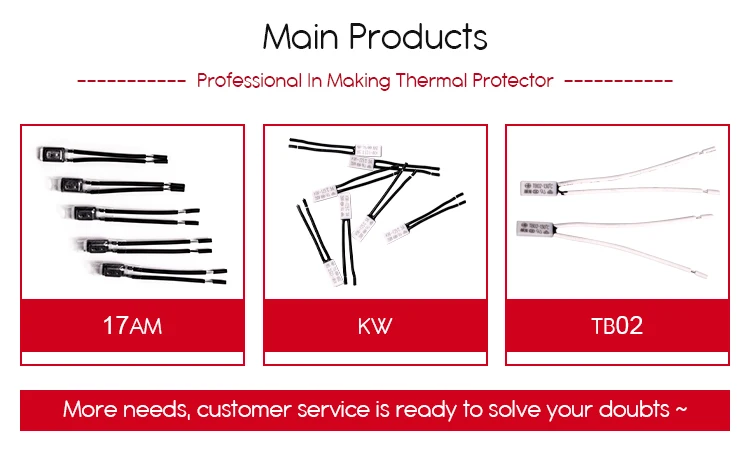 thermal protector for small motors batteries