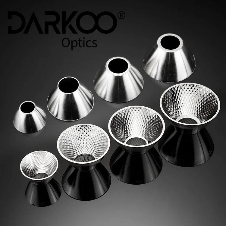 Customized High Quality Oem Omd Light Cob Reflector Led Cob Spotlight Adjustable Reflector Led Lens Reflector