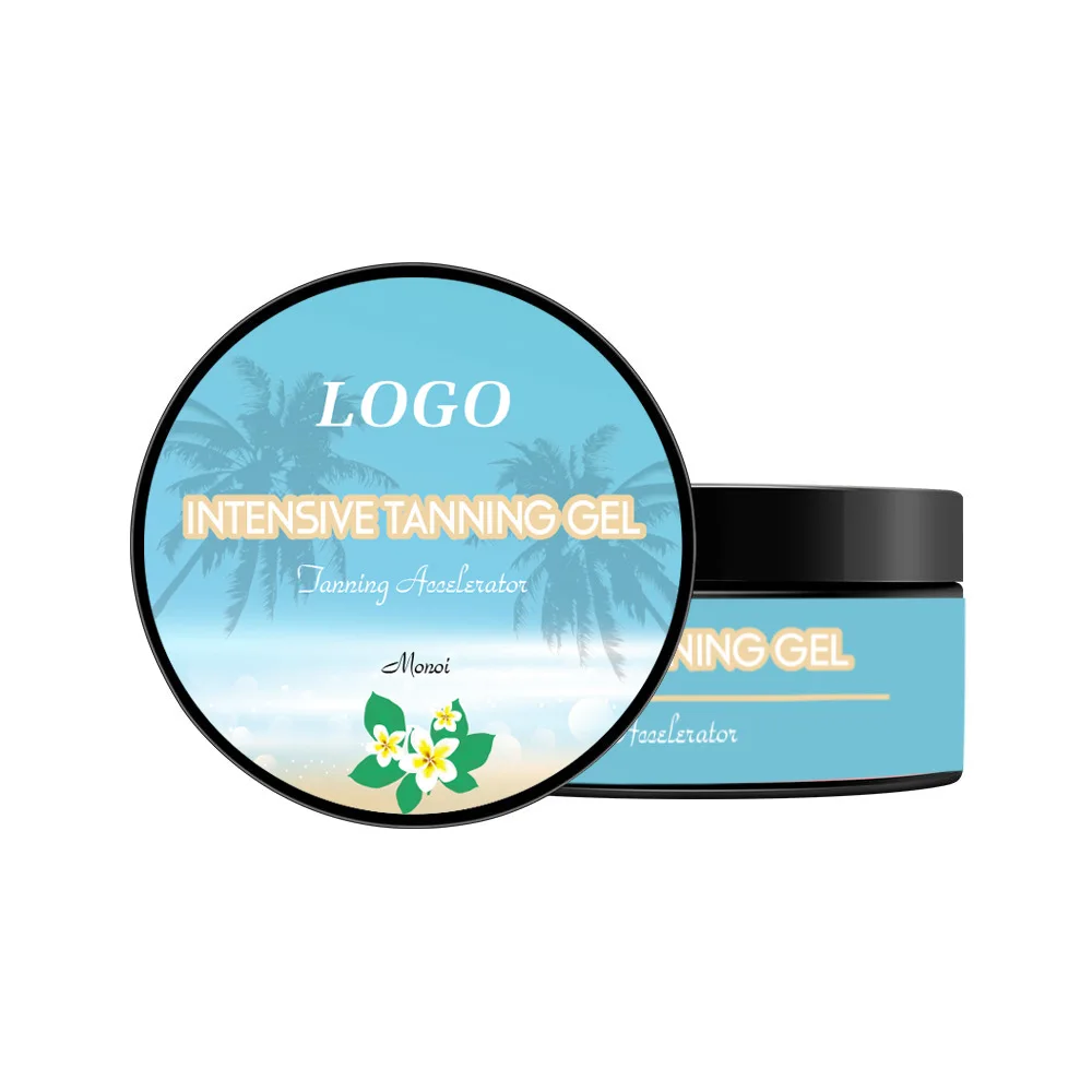 OEM/ODM Private Label Natural Dark Suntan Intensive Tanning Cream Sun Tan Lotion Accelerate Gel for Sunbed