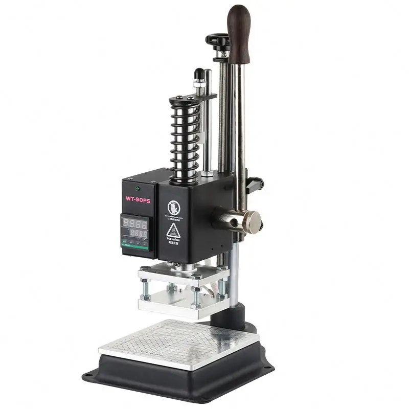 Mini Handheld Hot Stamping Embossing Hot Stamping Machine 10X13cm Suitable For Leather Wood Plastic Paper