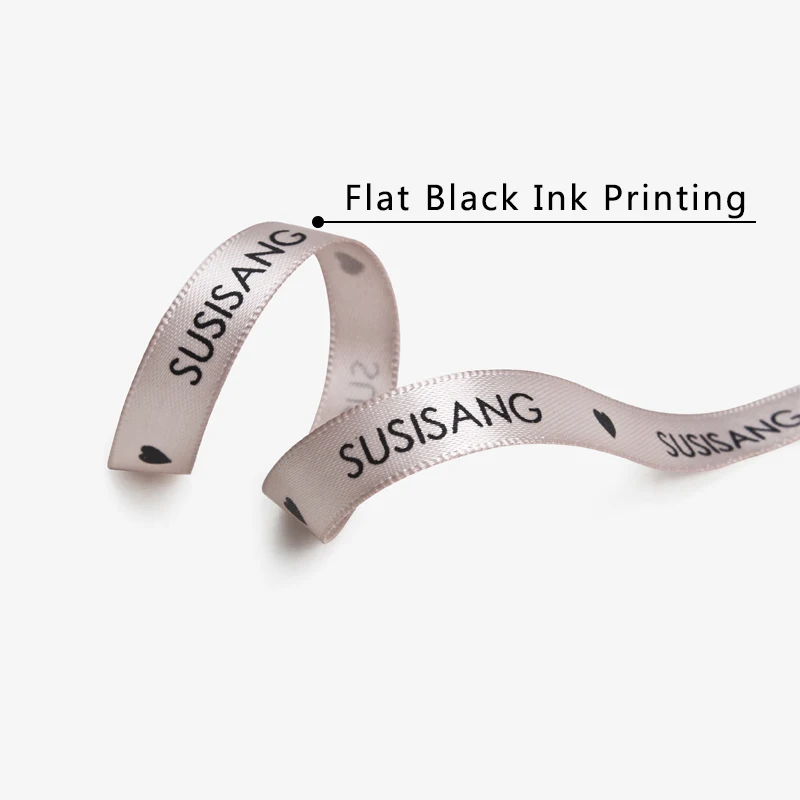Hot Selling Single Faced Polyester Custom Brand Logo Print Grosgrain Ribbon
