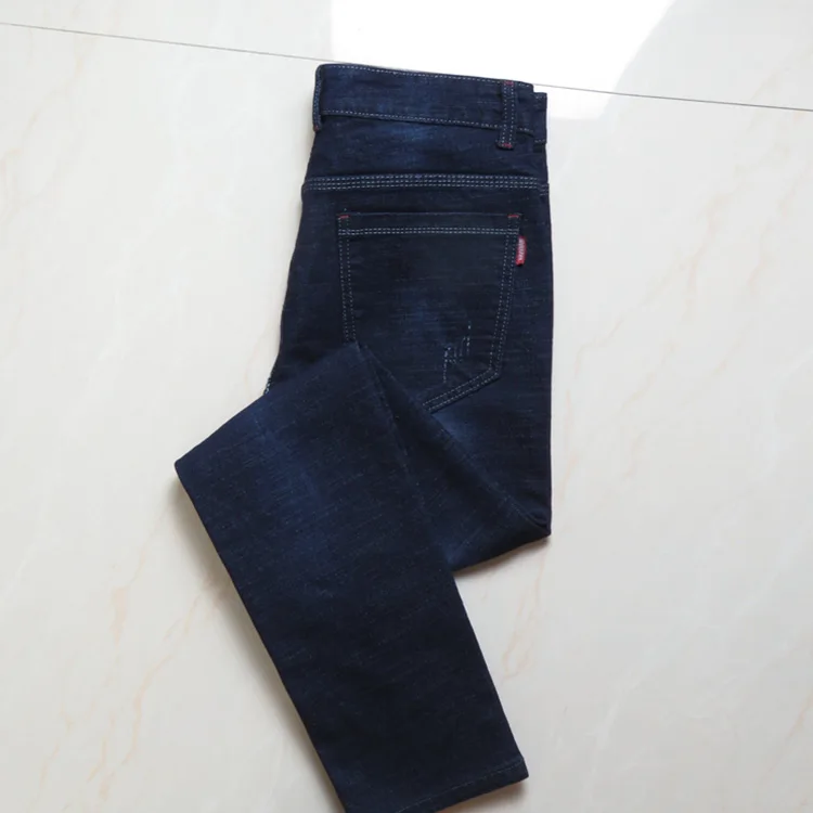 
Wholesale Dark Blue Ladies Jean Women Skinny Denim Jeans High Waist Women Pants 