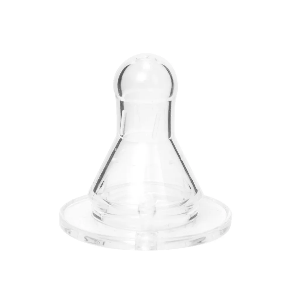 Classic BPA-Free Silicone Slow Flow Nipples, Anti Colic Baby Bottle Nipples Pack of 2