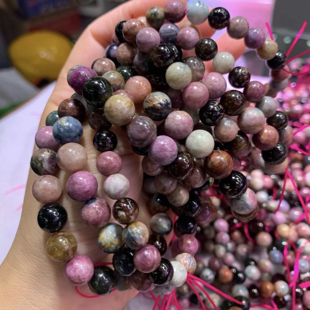 Factory Wholesale Nature Brazil Tourmaline Beads Bracelets Fine Quality Bracelet for Women