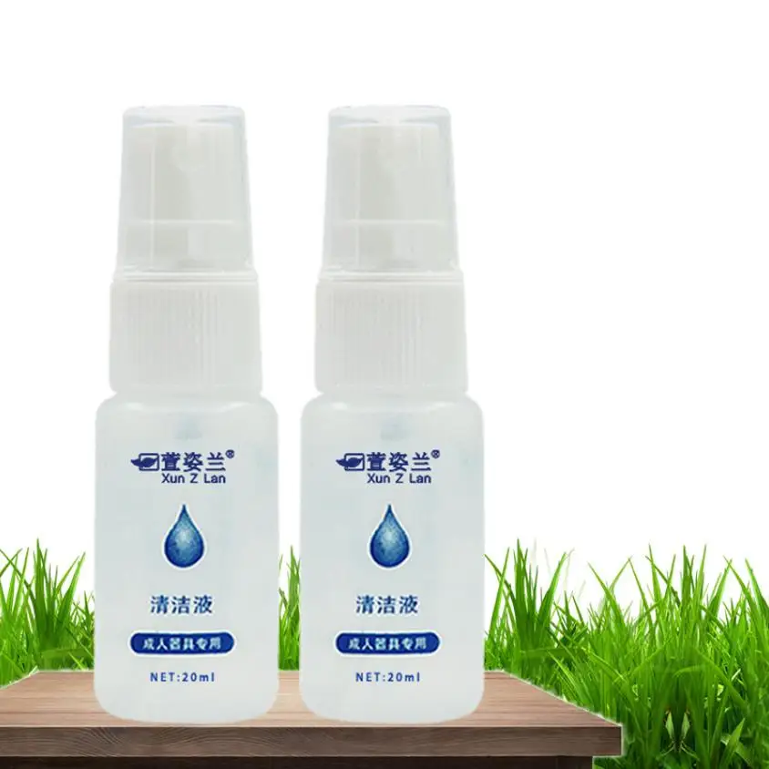 20ml Sex Toy Cleaner Disinfection Liquid for Sex Vibrator Body Safe Cleaning Spray Bottle Sex Products Sterilization
