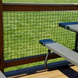 High quality 19 gauge 1/2inch welded wire mesh fence black pvc coated welded wire mesh rolls