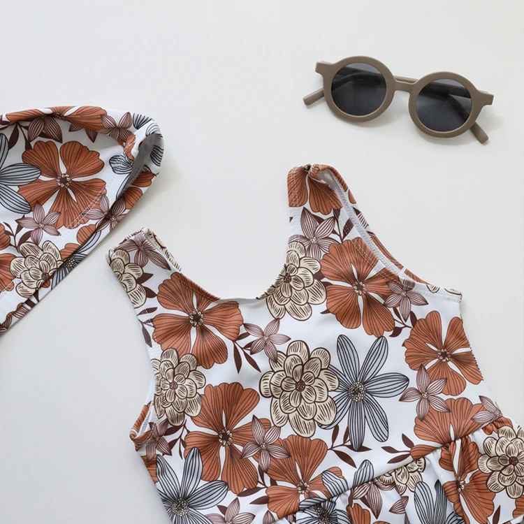 New Style Girls Swimwear Bathing Suits Baby Swimsuit Girls Ruffle Bikini Children Swimsuit Beachwear