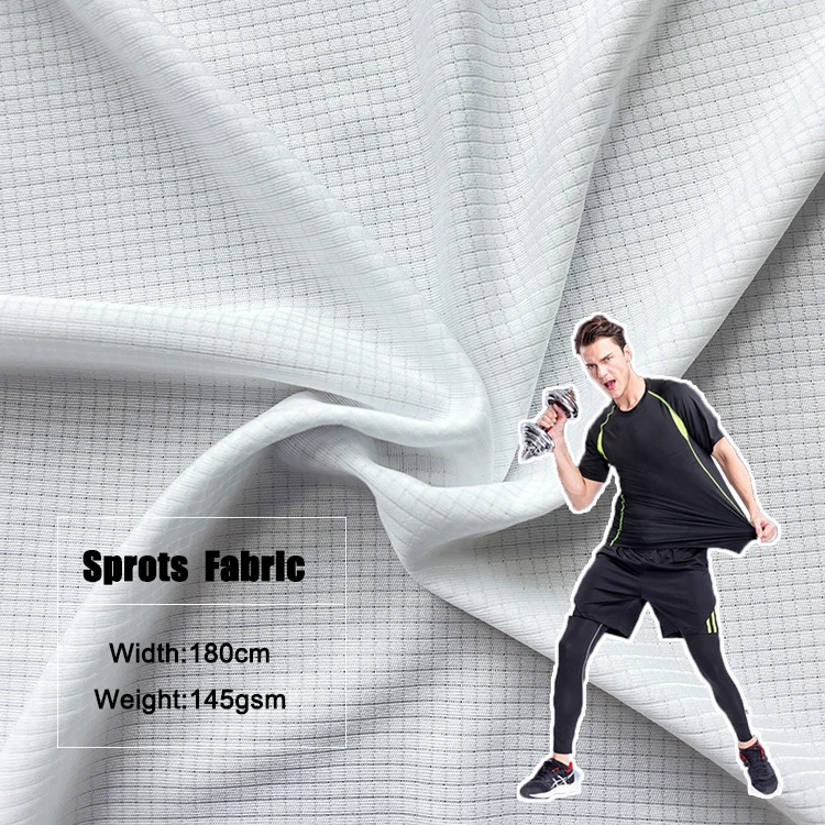 Wholesale Custom Jersey 100% Polyester Breathable Sports Blank Sublimation Fabric For Garment Cycling Clothes