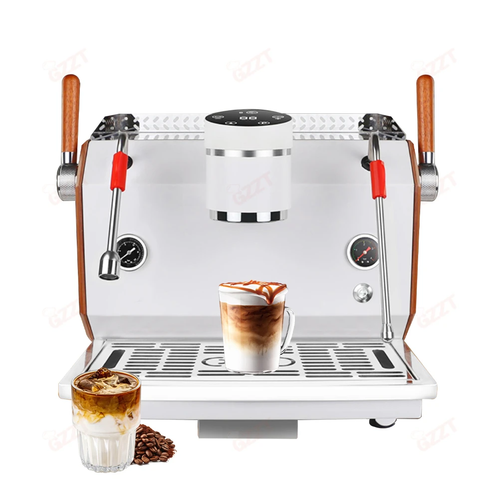 Semi-automatic Professional Two Boilers T3 Heating Copper Pipe Commercial Cafe Cafeteras Tea Espresso Teapresso Coffee Machine