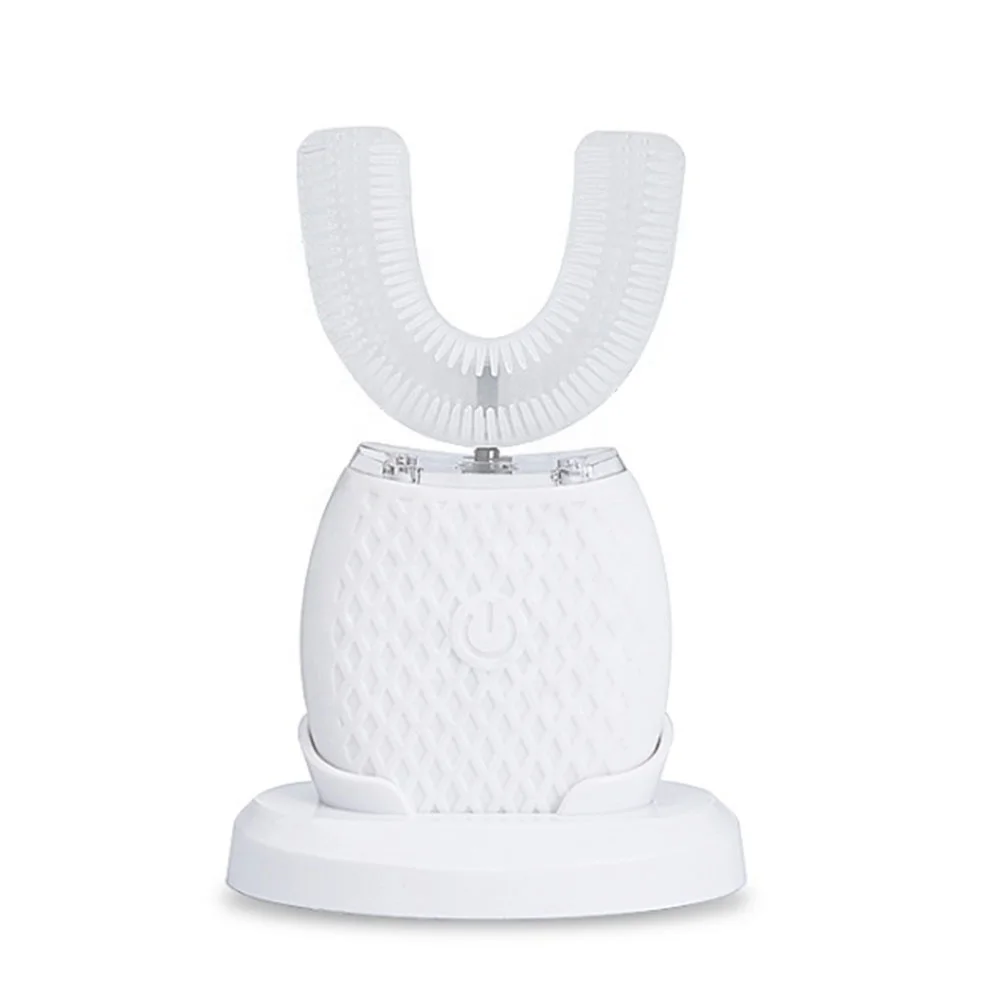 Автоматическая Массажная зубная щетка для взрослых, светлая отбеливающая U-образная Студенческая зубная щетка с интеллектуальной электрической заводской зарядкой для ленивых