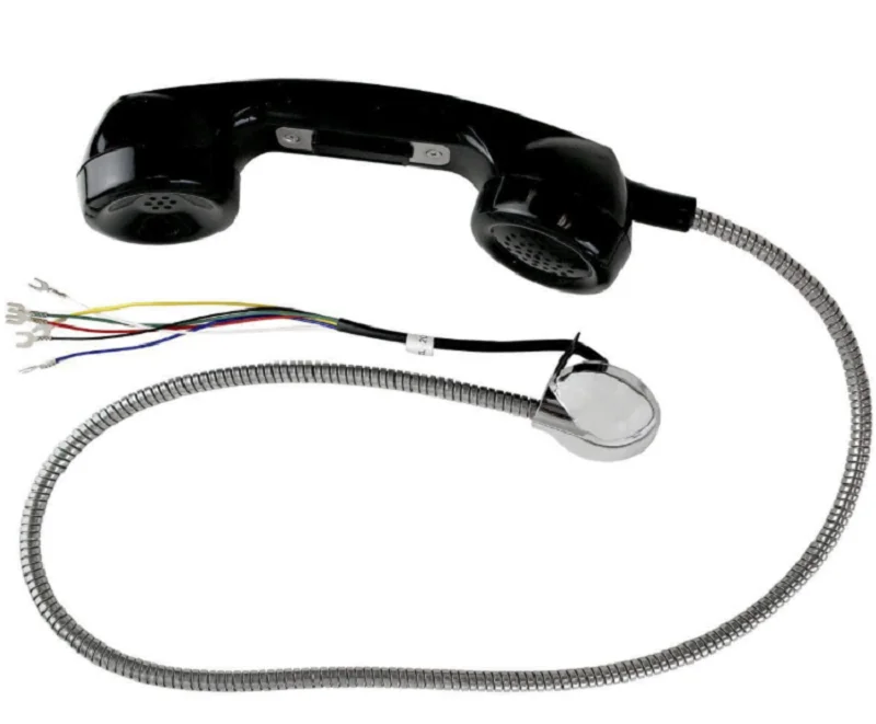 VoIP прочный телефон Телефоны/черный 32 'шнурки Бронированный провод трубки/устойчивая к атмосферным воздействиям