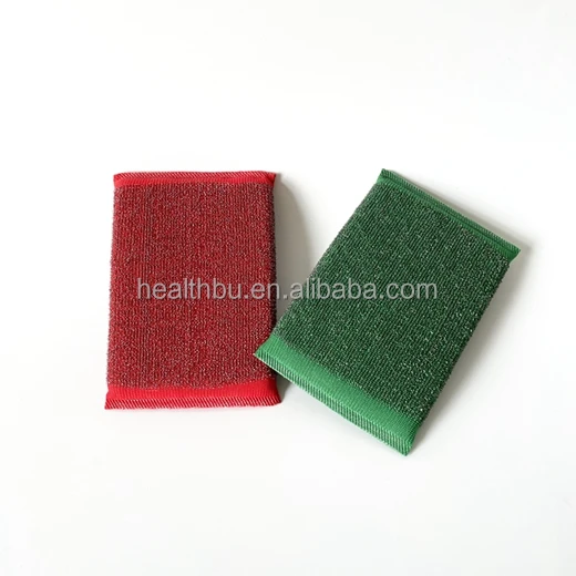 High quality Wire Net eco-friendly Kitchen Cleaning Sponge Scrubber power sponge