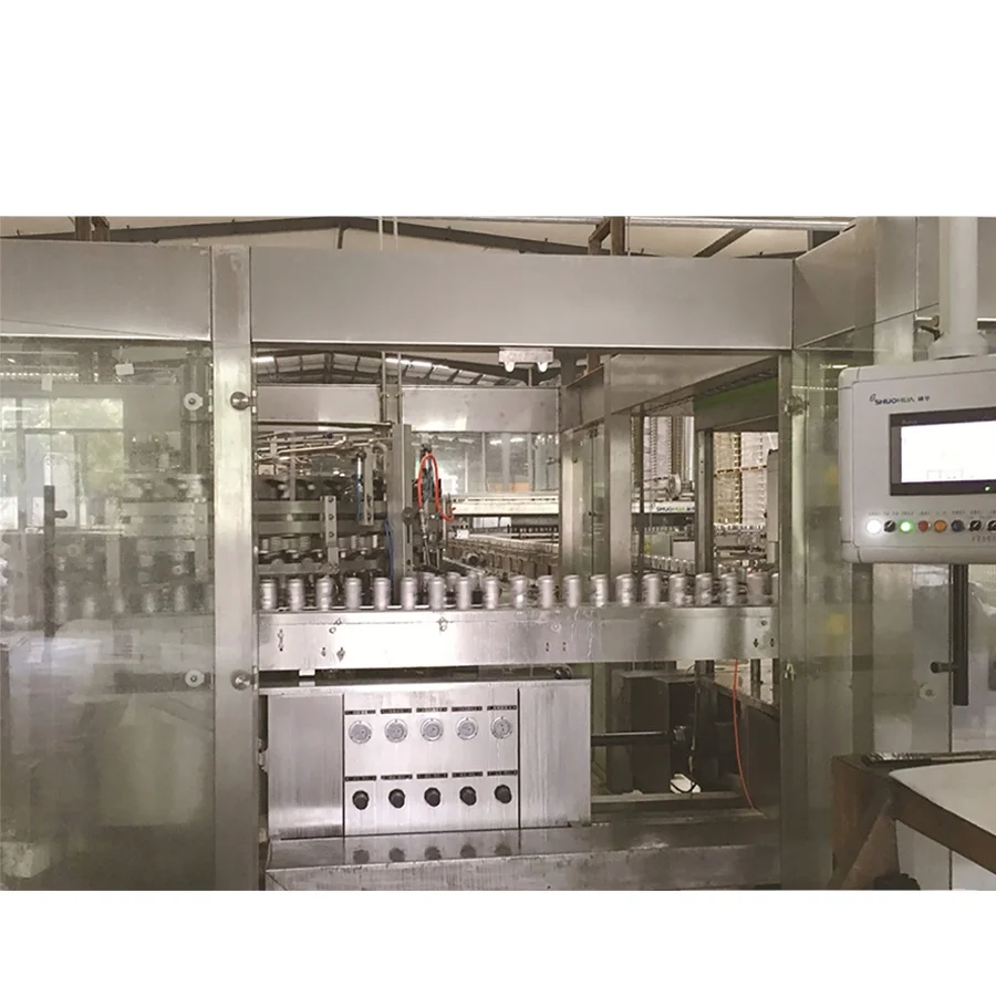 Beer Filler Can Filling Machine For Carbonated Beverage Factory Direct SHTGF60-8