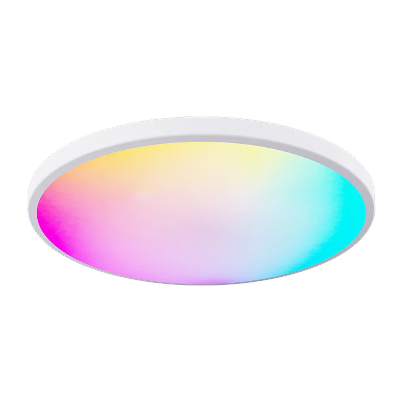 Zigbee Smart Home Sound Control Ultra Thin Panel Led IP68 Color LED Tuya Zigbeeol Wireless Smart Ceiling Light