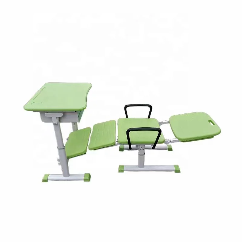Student Desk and High School Chair Metal School Table Chair for Study