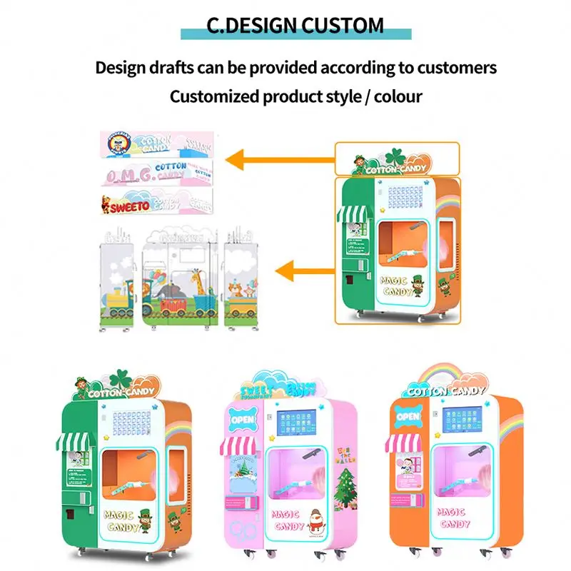 Manufacture Wholesale Machine De Barbe A Papa Cotton Candy Making Machine With Fair Price