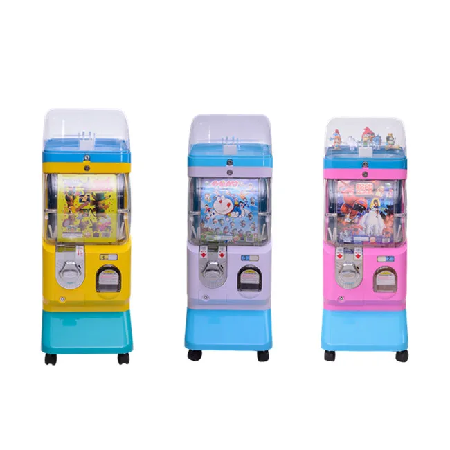 Cheap Machines Bouncing Ball Vending Toys Pinball Candy Machine Gumball Capsule Toy Frog Style Small Gashapon