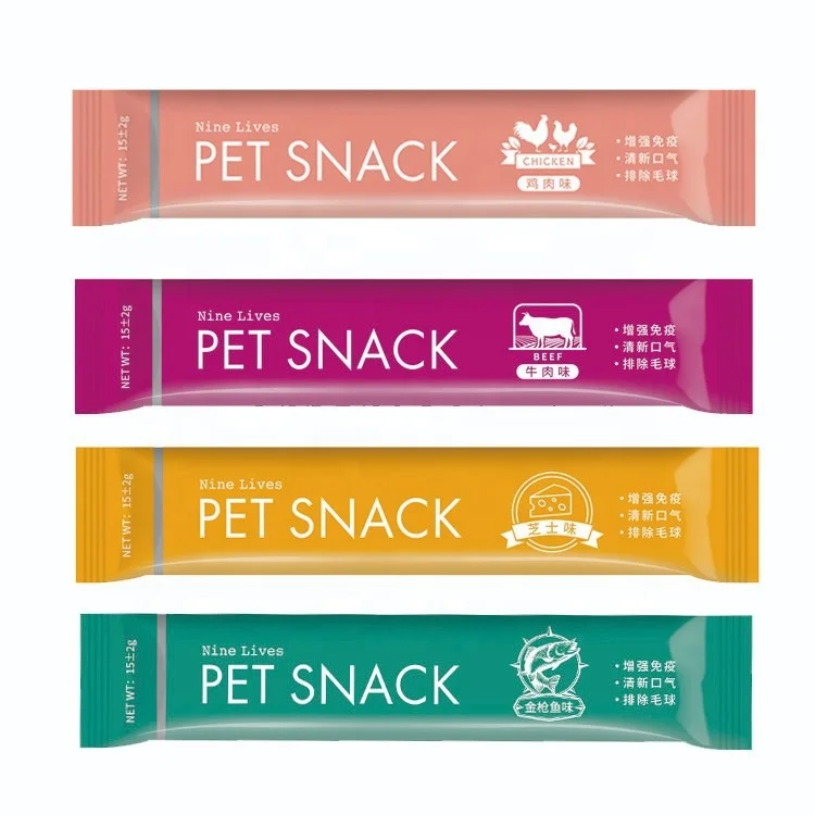 Custom Amazon Hottest Private Upscale Organic Pet Food Pet Cat Snack Cat Treats Cat Wet Food Liquid Pet Food Supplement