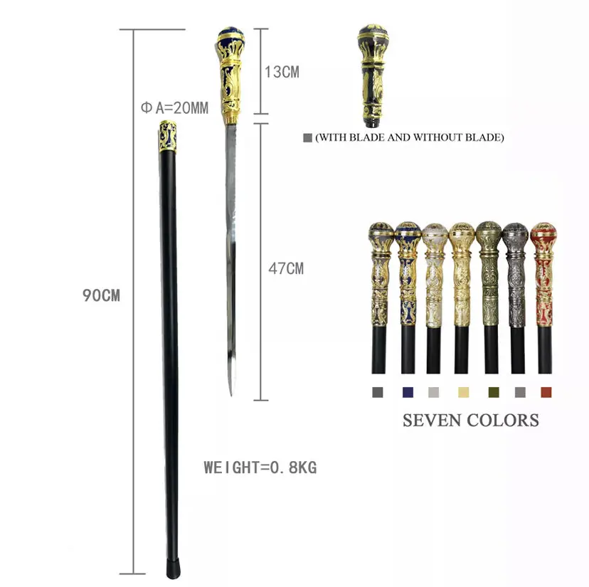 Indoor Elder Chinese Totem Mahogany Carving Walking Stick Multi-function Wooden Alpenstocks Wooden Walking Stick Elderly Cane