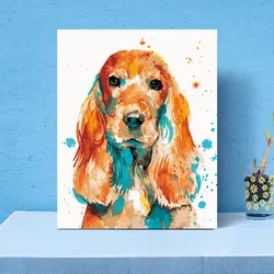 New Arrival Modern Cute Animals color by number Custom Paint by Numbers Canvas Painting decor picture for living room