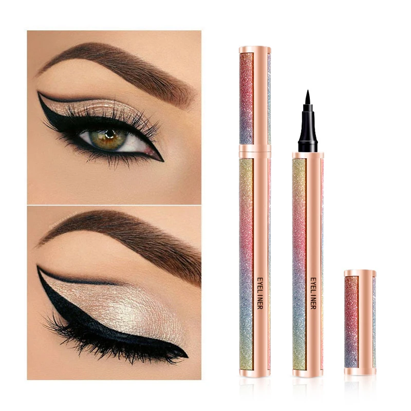 Muting Eye Liner Super Sticky Color Adhesive Eyelashes Eyeliner Glue Pen for Strip Mink Lashes