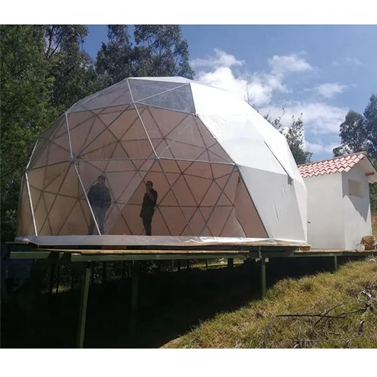 
High Quality Outdoor Summer Garden Igloo Glass Dome House Small Geodesic Tent Dome 