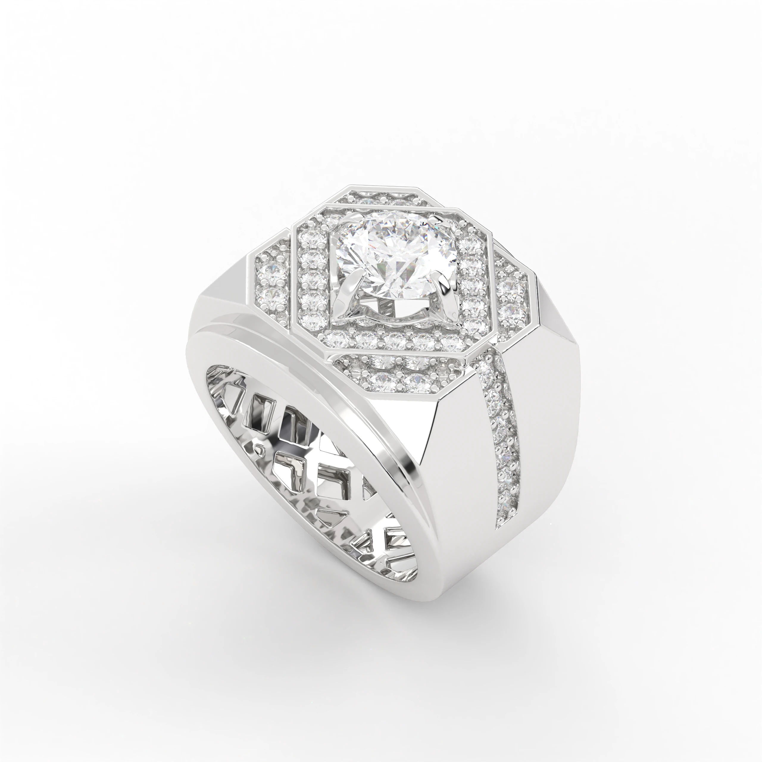 Fashion Jewelry Ring Light Smart Rings Ruby For Men OEM ODM Manufacture From Vietnam Customize Diamond Fine Ring