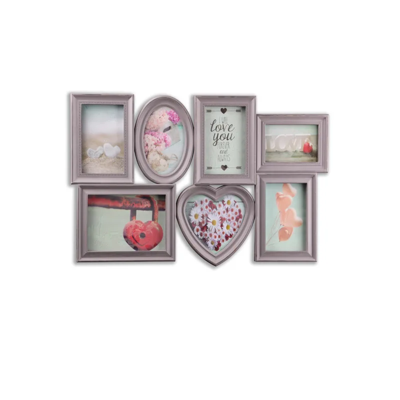 Американский рынок декоративная пластиковая настенная рамка-коллаж для дома и спальни свадебный подарок пар